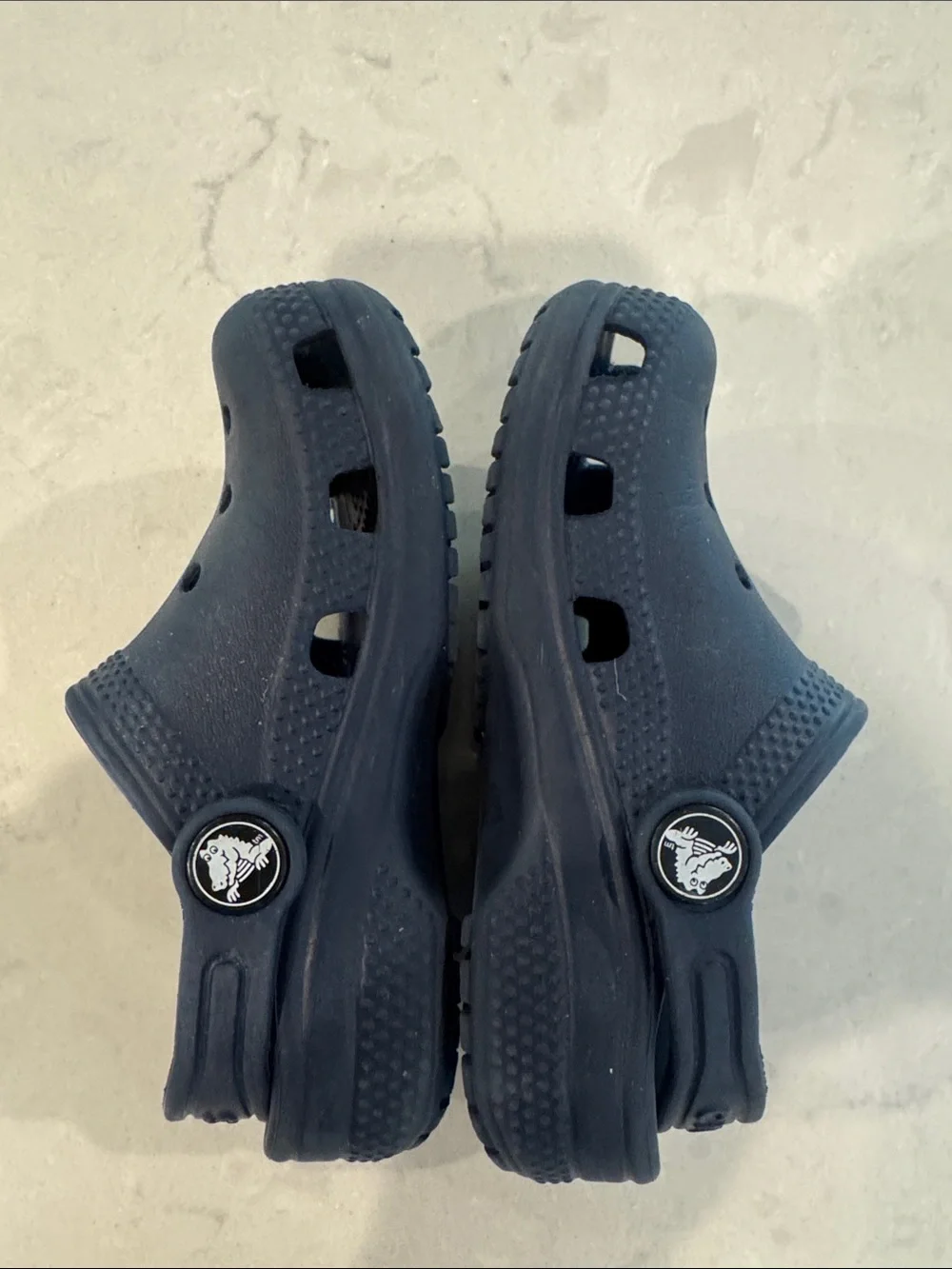 CROCS Kids Navy Blue Classic Clog Sandals Size 8 C